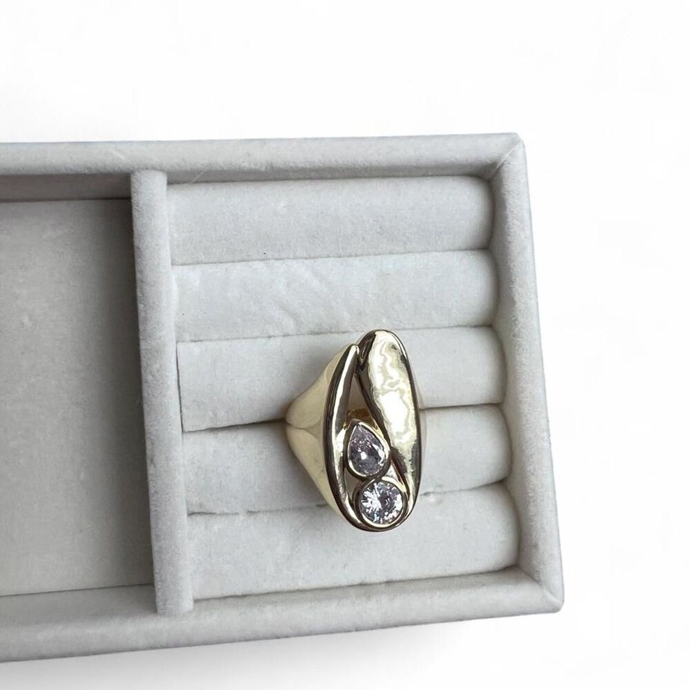 Women's Statement Gold “Grandma” Ring Size 7